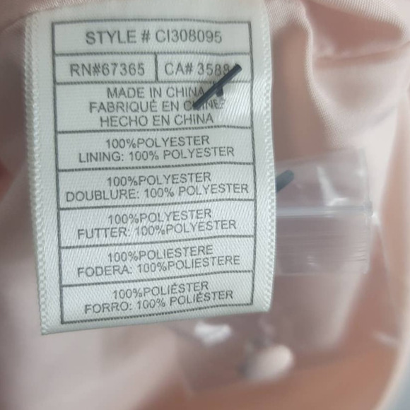 Cupcakes and Cashmere Pink Long Sleeve Mini Dress Womens L NWT MSRP $145 - Picture 7 of 7